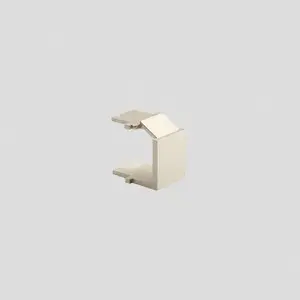 Kontakt-Simon Single RJ Teleinformation Socket Blanking Plate, Beige