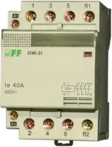 F&F ST63-31 Modular Contactor 63A 3NO 1NC 230V AC