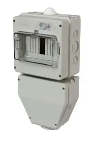 Изоляционный защитный корпус Polam Nakło SWKI-3 с DIN-рейкой TH-35, 25А, 400В, IP43
