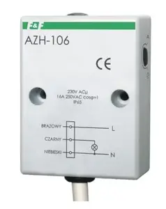 Сумеречный выключатель F&F AZH-106 16A 230В 2-1000лк IP65