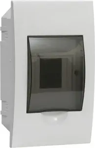 Модульный распределительный щит Kanlux DB104F, 1 x 4 модуля, скрытого монтажа, IP40