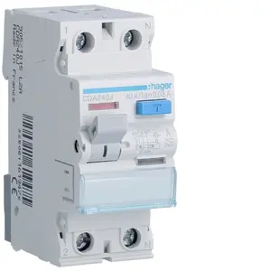 Дифференциальный выключатель Hager CDA240J 2P 40A 30mA тип A