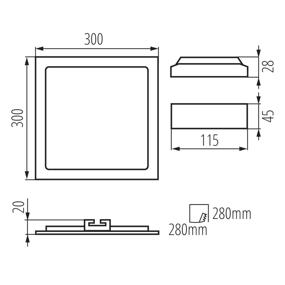 Потолочный светильник Kanlux KATRO V2LED 24 Вт Photo 8