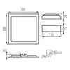 Потолочный светильник Kanlux KATRO V2LED 24 Вт Photo 8