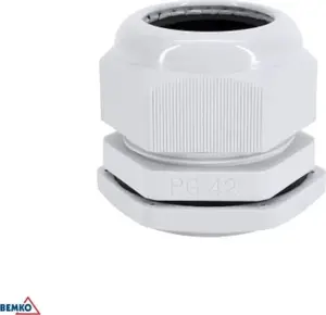 Bemko PG-42 Cable Gland, Grey, 20 Pieces