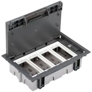 Напольная розетка Kontakt-Simon SF470/1, 8xK45, IP40, серая