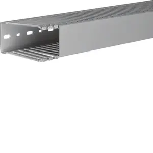 Кабельный канал Hager DNG10005007030B, ПВХ, серый, 50x100 мм