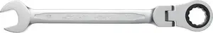 GTV HT1R050 10 mm Combination Ratcheting Wrench with Joint and 72-Tooth Mechanism
