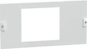 Schneider Electric Prisma Plus G Metal Front Plate with Cutout for ISFT250