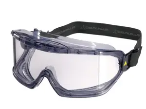 Delta Plus GALERAS Safety Goggles with Clear Polycarbonate Lens and Indirect Ventilation