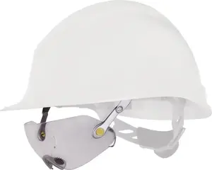 Delta Plus Fuego Protective Safety Glasses for Industrial Helmets, Clear Polycarbonate