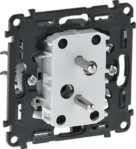 Legrand Valena Allure Double Socket Outlet 2P+E with Shutters