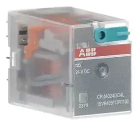ABB CR-M024DC4L Interface Relay, 24V DC Coil, 4c/o Contacts, 250V AC