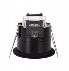 Микроволновый датчик движения Kanlux PRESENSOR-O-WR-B, 24 ГГц, 360°, 3–2000 лк, IP54/20, потолочный, черный