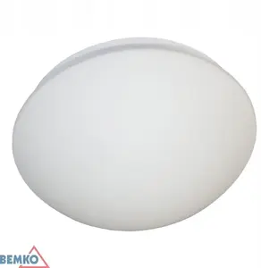 Потолочный светильник Bemko C38-ST72-140G-MS с микроволновым датчиком 1xE27 60 Вт IP44 стекло и поликарбонат