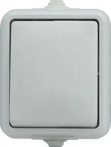 KOS Hydro 120401 Single Pole Switch IP44 White