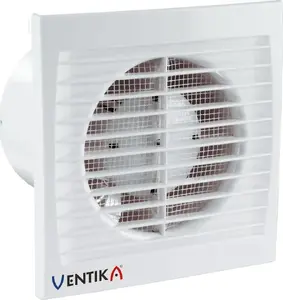 Ventika Subtil D125SWS Wall-Mounted Exhaust Fan 125mm with Pull Cord Switch