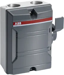 ABB LBAS316TPN Safety Isolating Switch 16A 3P in IP65 Aluminum Enclosure