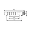 Kanlux 22424 LED spuldze 9W GX53 6000K Photo 5
