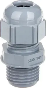Lapp SKINTOP STR M16 poliamīda kabeļu blīvslēgs, IP68, tumši pelēks
