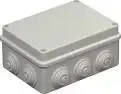 Canalplast virsapmetuma sadales kārba OL20111, 120x80x50 mm, IP56, pelēka, ar kabeļu blīvslēgiem