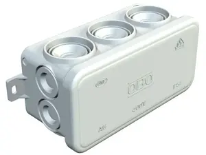 Bettermann A8 Surface-Mounted Junction Box 75x75x36mm IP55 Grey