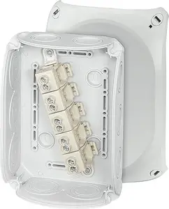 Hensel DK 1010 GZ Junction Box, 5x10mm², IP66, Grey