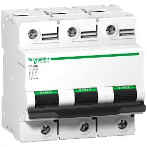 Автоматический выключатель Schneider Electric A9N18350 C120N 3P 100A 6кА