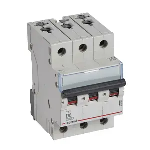 Автоматический выключатель Legrand TX3 403751, 3-полюсный, 6А, тип D, 6кА