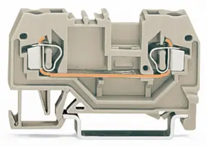 Wago 280-992 2-vadu spailes bloks 2.5mm² pelēks