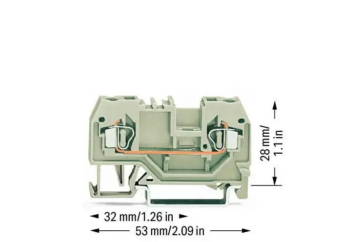 Wago 280-992 2-vadu spailes bloks Photo 2