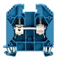 Weidmüller WDU 16/ZA BL Feed-Through Terminal, 16 mm², 76 A, Blue