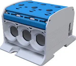 Винтовая клемма Simet STB 95-3 SIMBLOCK для алюминиевых и медных проводников, синяя