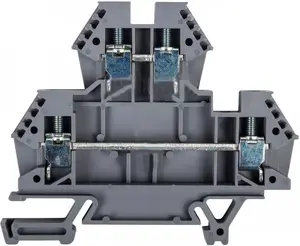 EM Group 4mm2 Double-Level Terminal Block, Grey