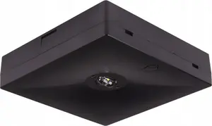 Intelight STARLET QUAD LED SO 150 A Emergency Luminaire, Surface Mounted, 1H Duration, Manual Test, IP20, Black
