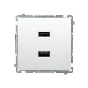 Kontakt-Simon BMC2USB.01/11 kontatkligzda Balts