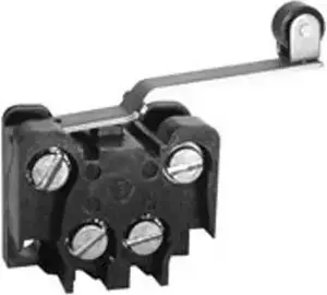 Promet 8313558E Miniature Limit Switch with Bent Lever and Axial Roller