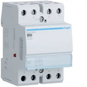 Модульный контактор Hager ESC442 40А 2НО 2НЗ 230В AC
