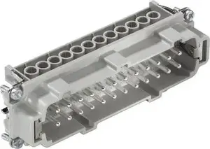 Lapp EPIC H-BE 24 SS Male Connector Insert, 24-Pin + PE, 16A, 500V