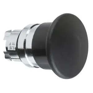 Schneider Electric ZB4BC2 Mushroom Head Push Button Operator, Black, IP66
