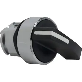 Schneider Electric ZB4BJ2 2-Position Selector Switch Head, Black