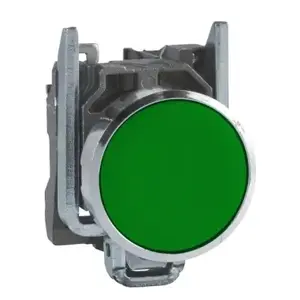 Schneider Electric XB4BA31 Push Button, Green, 22mm, IP66