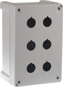 Spamel SP22K6 Multi-hole Control Station Enclosure, 6 Holes