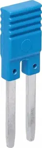 Relpol ZGZP-2 BE 2-pole inter-track jumper for push-in sockets, blue