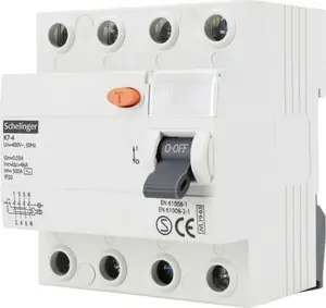 Bemko Schelinger Residual Current Circuit Breaker AC 4P 40A 30mA