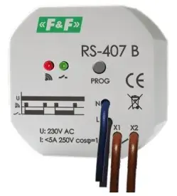 Радиореле управления F&F RS-407B 230В AC 1P