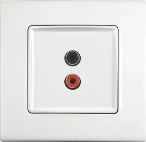 VIKO Linnera S Speaker Socket, White