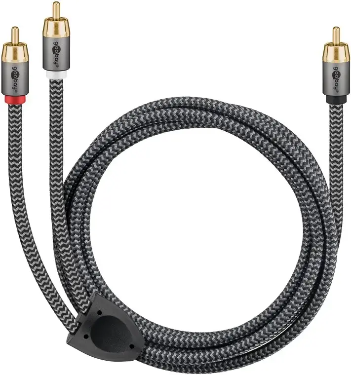 Goobay 65301 Audio Cable 2x RCA to RCA 3m Photo 6