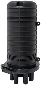SecurityNET FHSC-470-4-144-V1 Fiber Optic Splice Closure, 4 Round Ports, 144 Fibers, 470mm