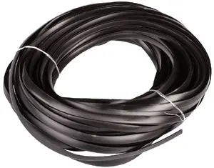 Ergom OKU 1/0.5 PVC Edge Protector, Black, 50m